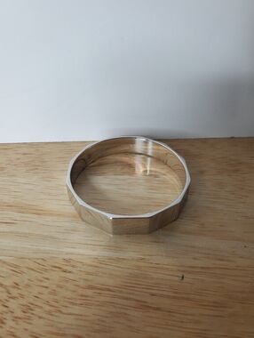 Monet Bangle Bracelet Silver Tone
